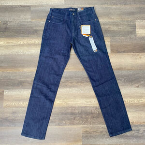 5.11 Tactical Jeans 31x34 Blue Defender Flex Slim Jeans Indigo Dressy Casual